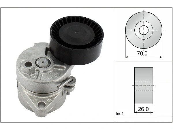 BMW 3 Series E36 3.2i V Belt Tensioner | INA