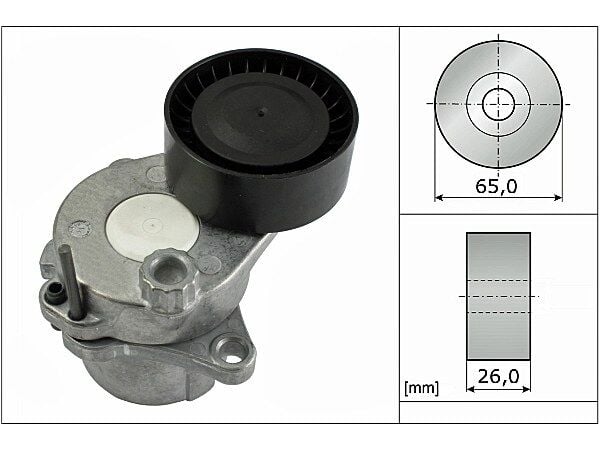 Mercedes W212 E 220 BlueTEC Belt Tensioner Pulley | INA