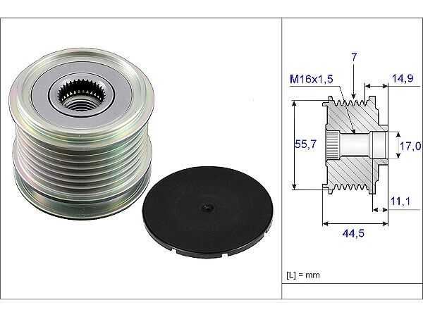 Mercedes C Serisi W203 C 180 Kompressor Alternatör Kasnağı | INA 535 0042 10
