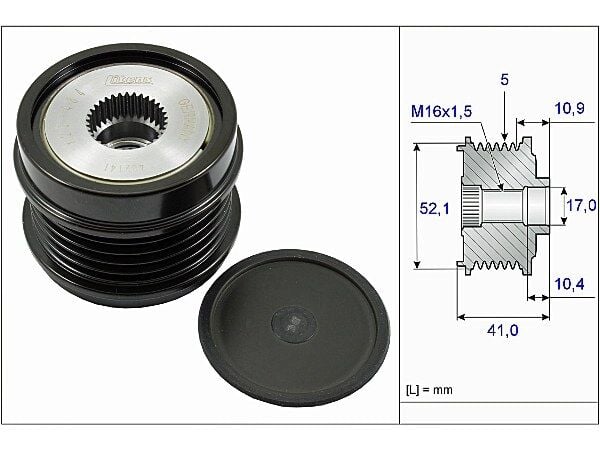 Mercedes A-Class W176 A 180 Alternator Pulley | INA