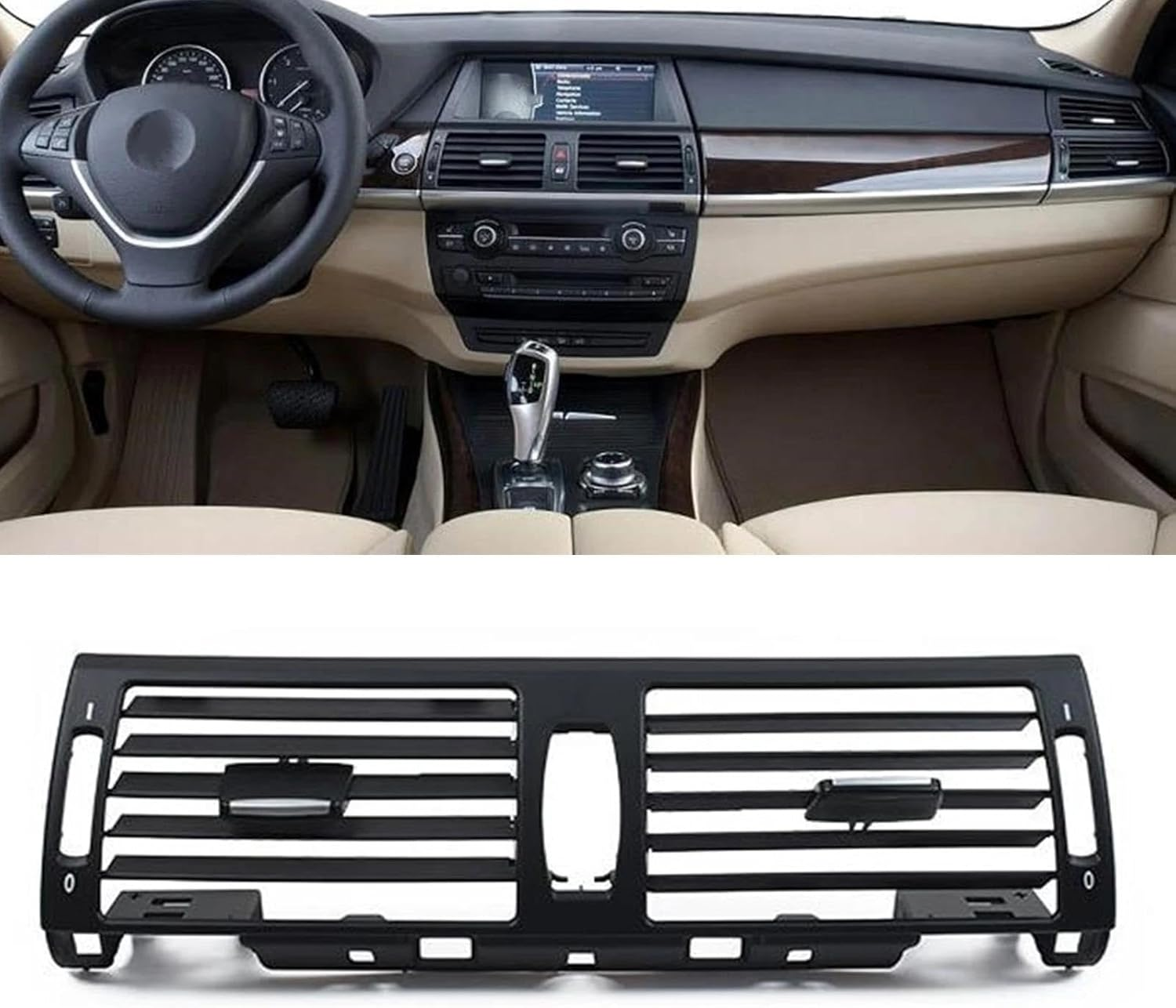 BMW X6 Series E71 Front Center Heater Izgarası | ITHAL 64226958654