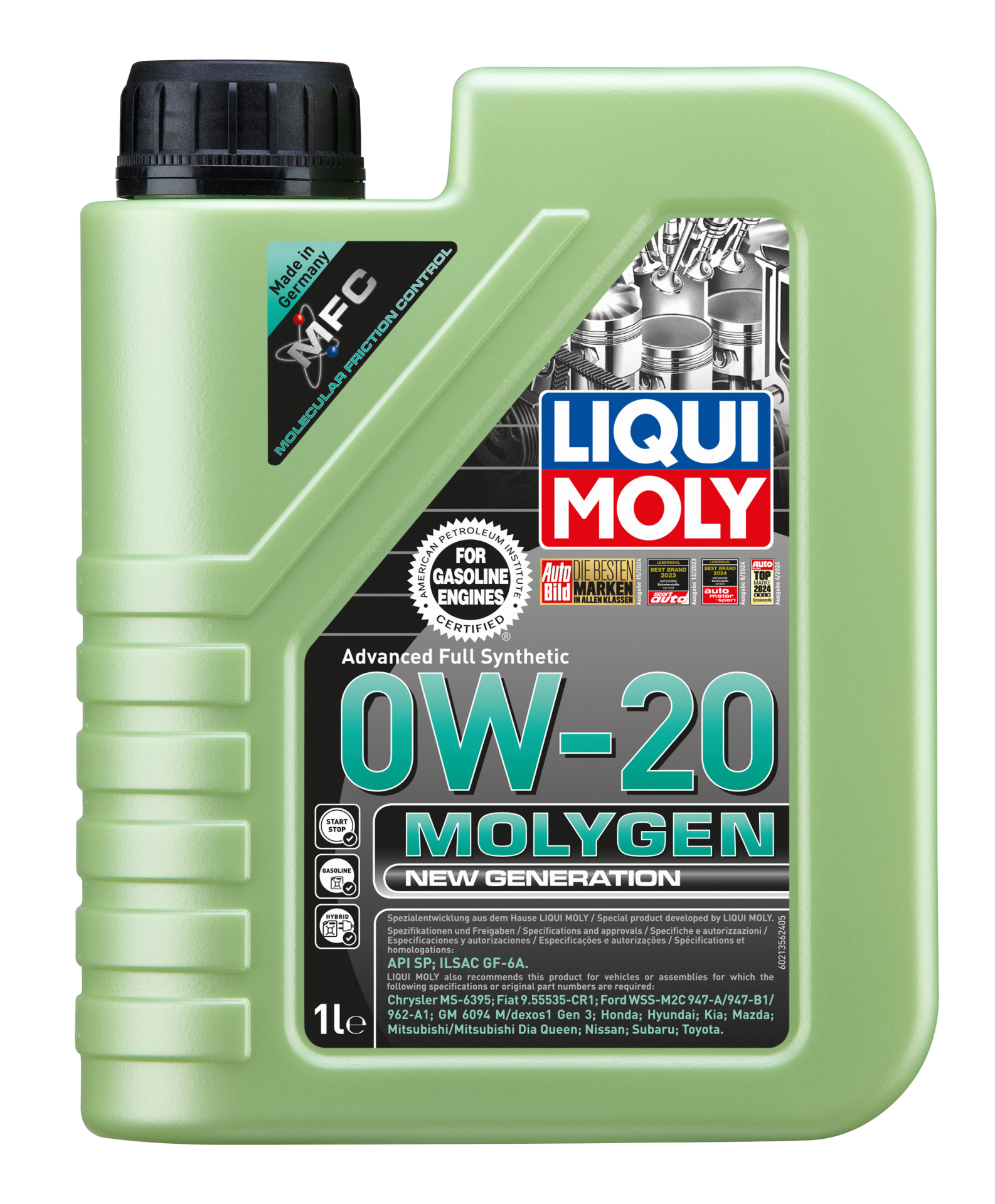 Liqui Moly Molygen New Generation 0W20 1 Litre | LQM-21356