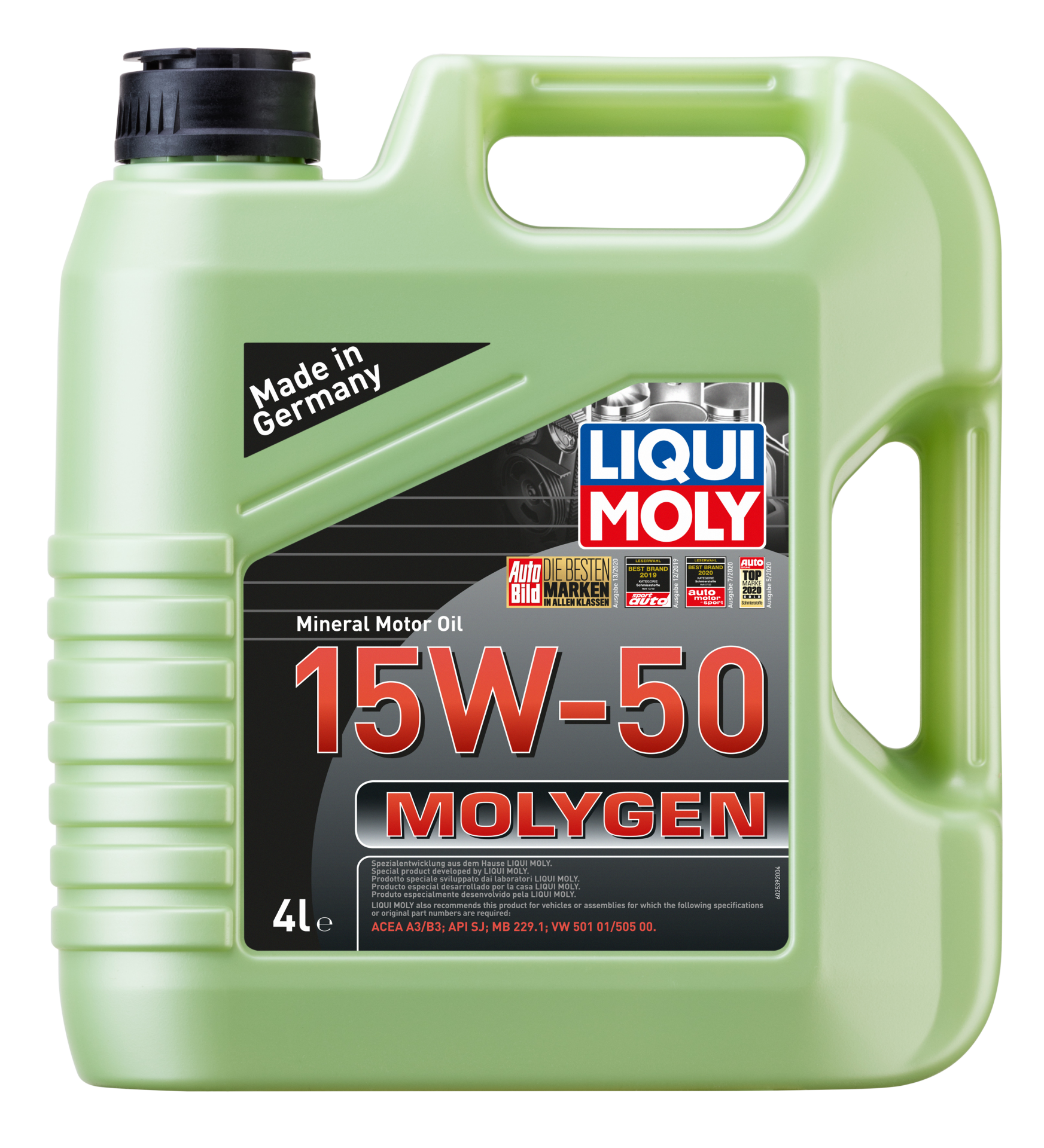 Liqui Moly Molygen 15W-50 (4  Litre) | LQM-2539