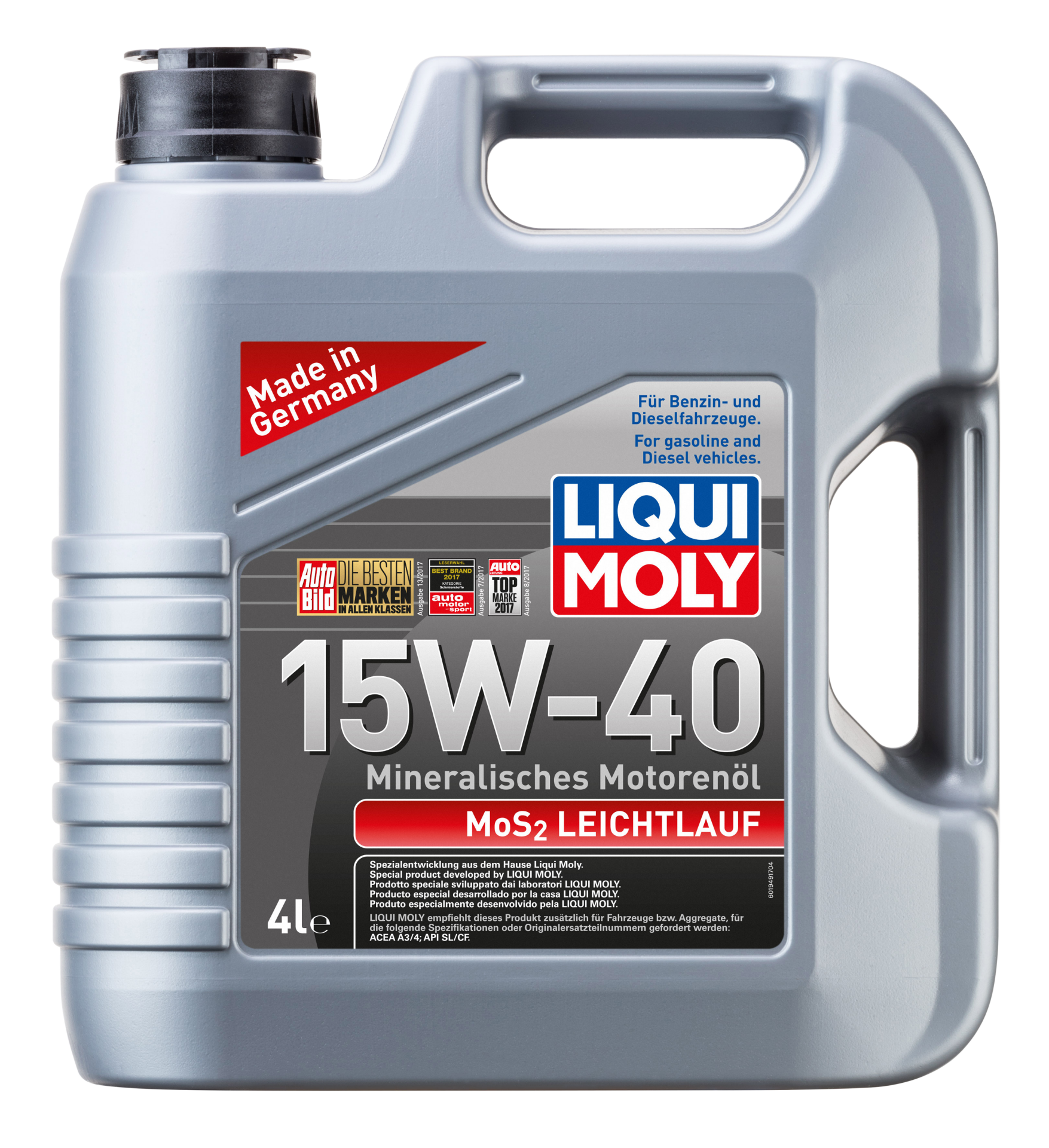 Liqui Moly Mos2 Low-Fiction 15W-40 ( 4 Litre ) | LQM-2631