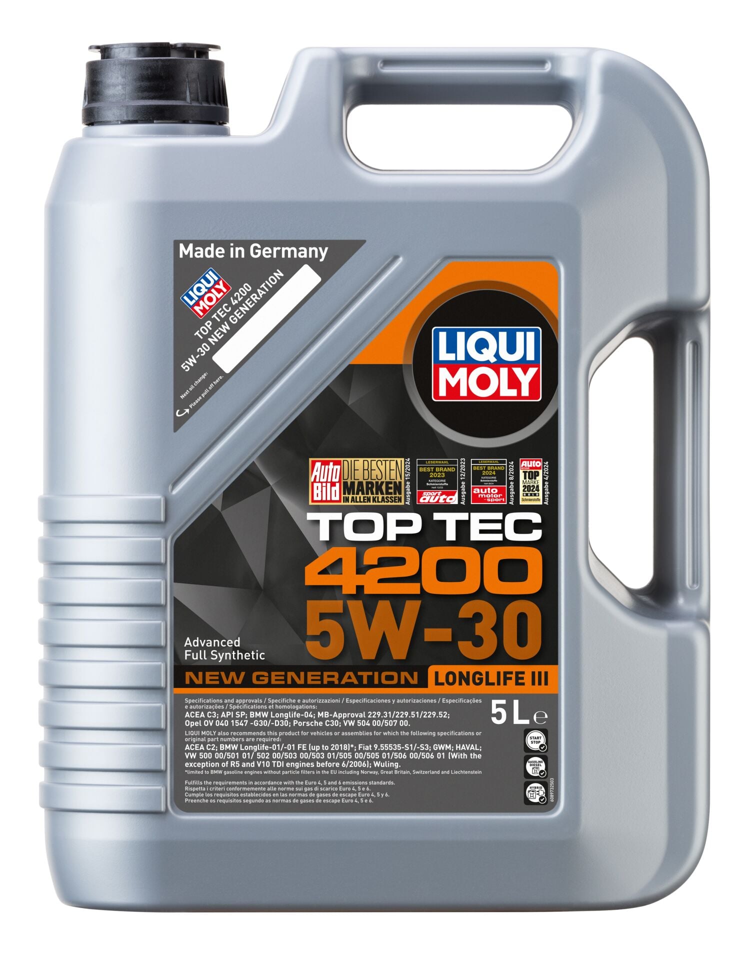 Liqui Moly Top Tec 4200 5W30 Engine Oil 5L | LQM-8973