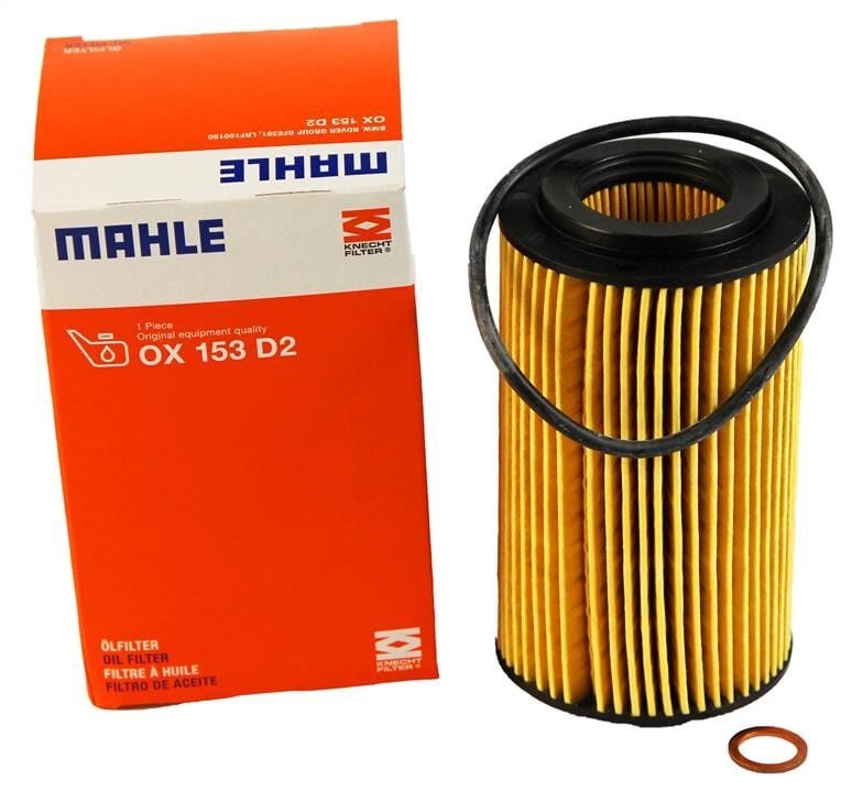 BMW 3 Serisi E46 320 d (Turbodiesel) M47 Yağ Filtresi | MAHLE OX153D2