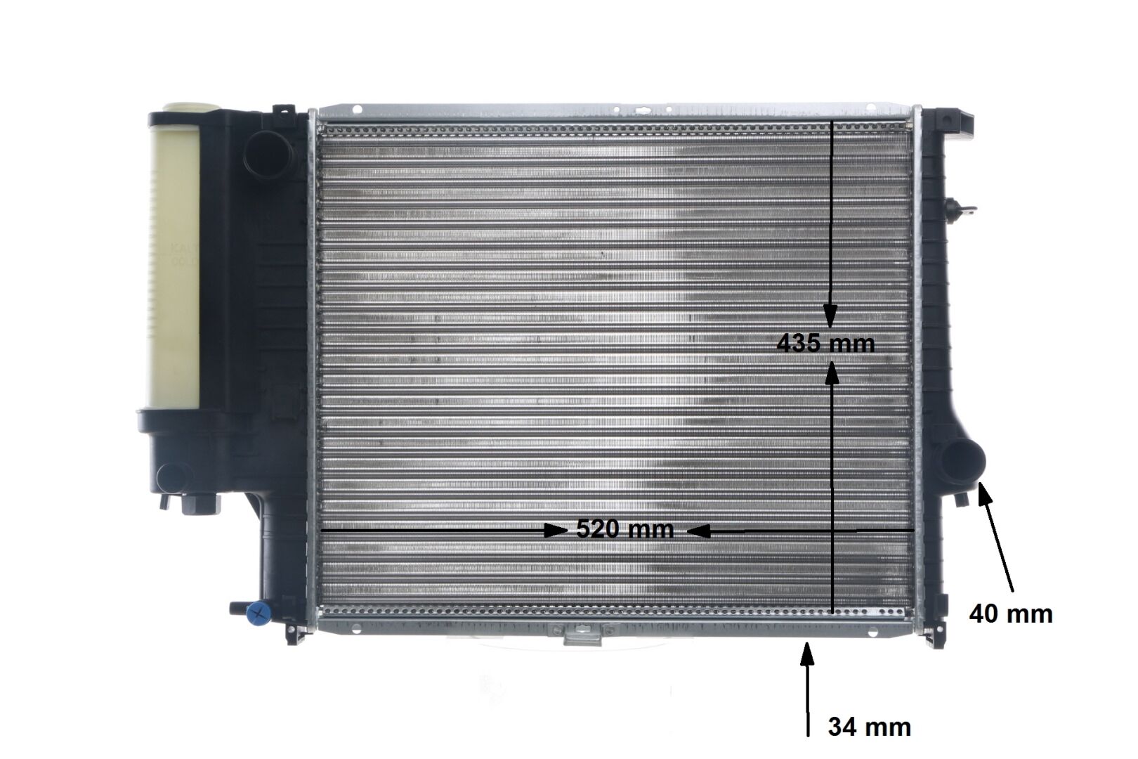 BMW 5 Series E34 M20 M50 Water Radiator | NRF 53897