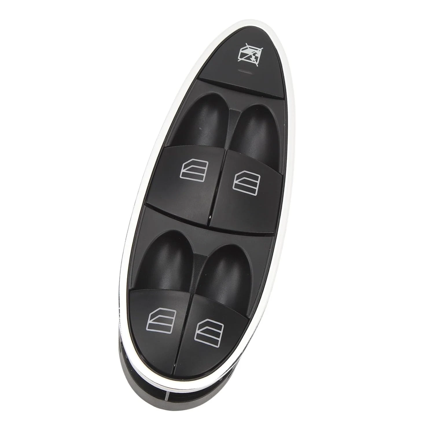 Mercedes E-Class W211 Front Left Window Switch Chrome Frame