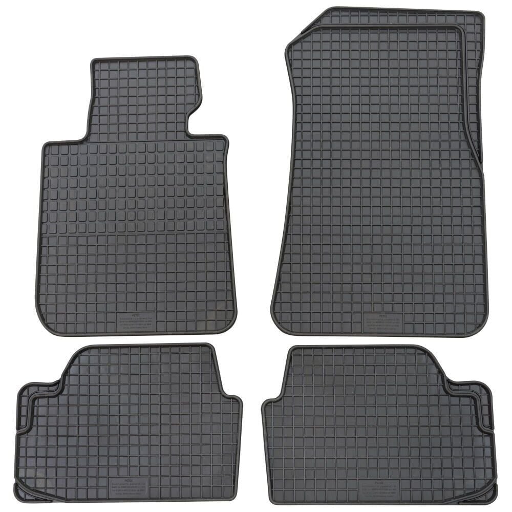 BMW 1 Series E87 E88 2004-2011 Black Rubber Floor Mat