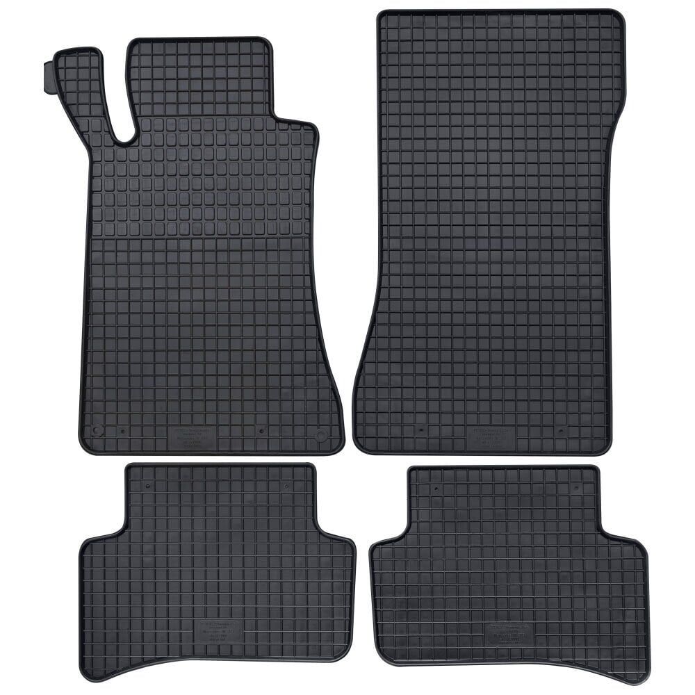 Mercedes C-Class W203 Black Rubber Floor Mat