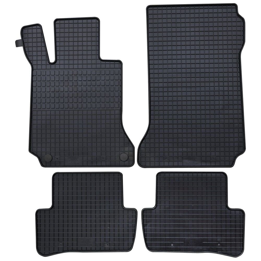 Mercedes C-Class W204 Black Rubber Floor Mat