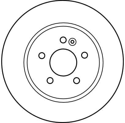 Mercedes W163 ML 430 M113 Front Brake Disc | TRW DF4150