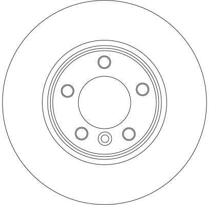 BMW 5 Series E60 520d M47 Front Brake Disc | TRW DF4359