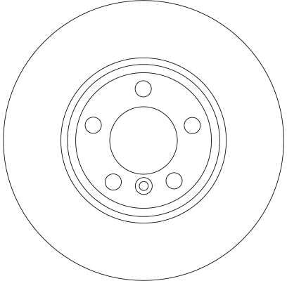 BMW 5 Series E60 535d N53 Front Brake Disc | TRW DF4361