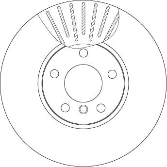 BMW X5 (E70) Front Brake Disc | TRW DF4852S
