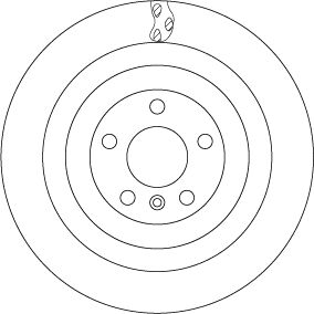 Mercedes GL / GLS X166 Rear Brake Disc | TRW DF6365S