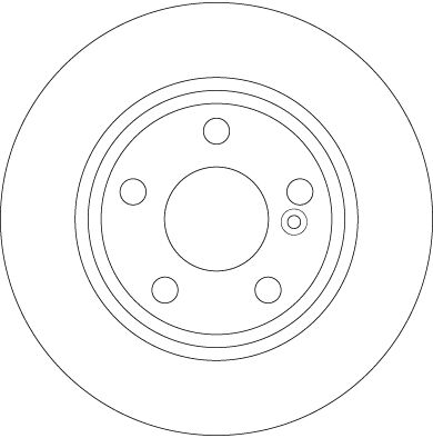 Mercedes B-Class W246 B 160 M270 Rear Brake Disc | TRW