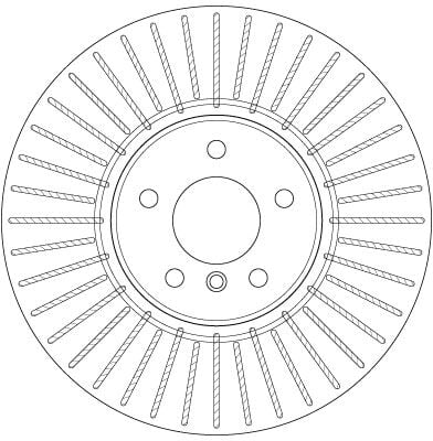BMW X5 (E70) Front Brake Disc | TRW DF6408S