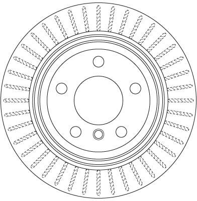 BMW 4 Series F32 430i B48 Rear Brake Disc | TRW DF6513S