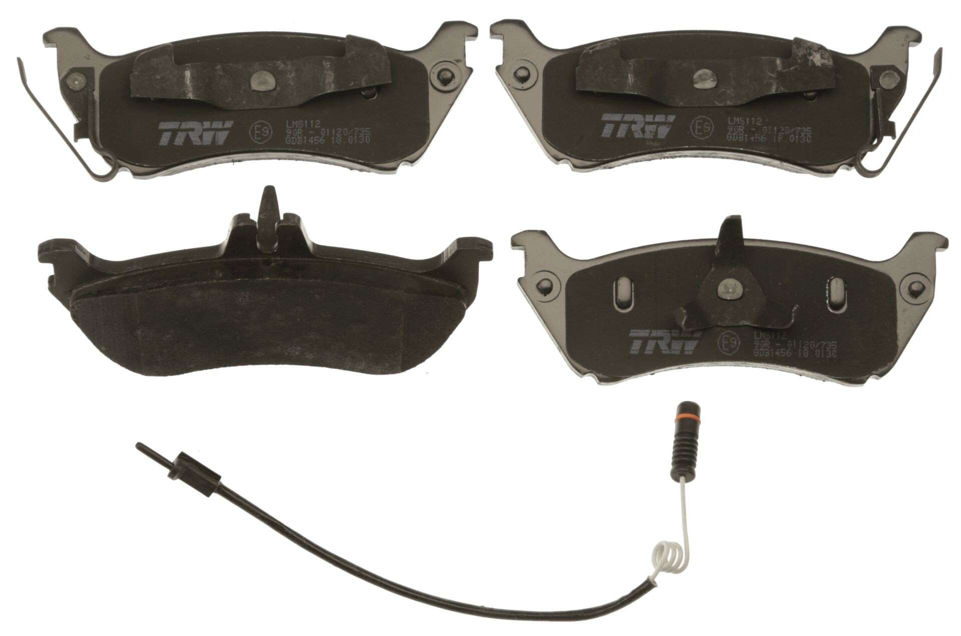 Mercedes W163 ML 320 M112 Rear Brake Pads | TRW GDB1456
