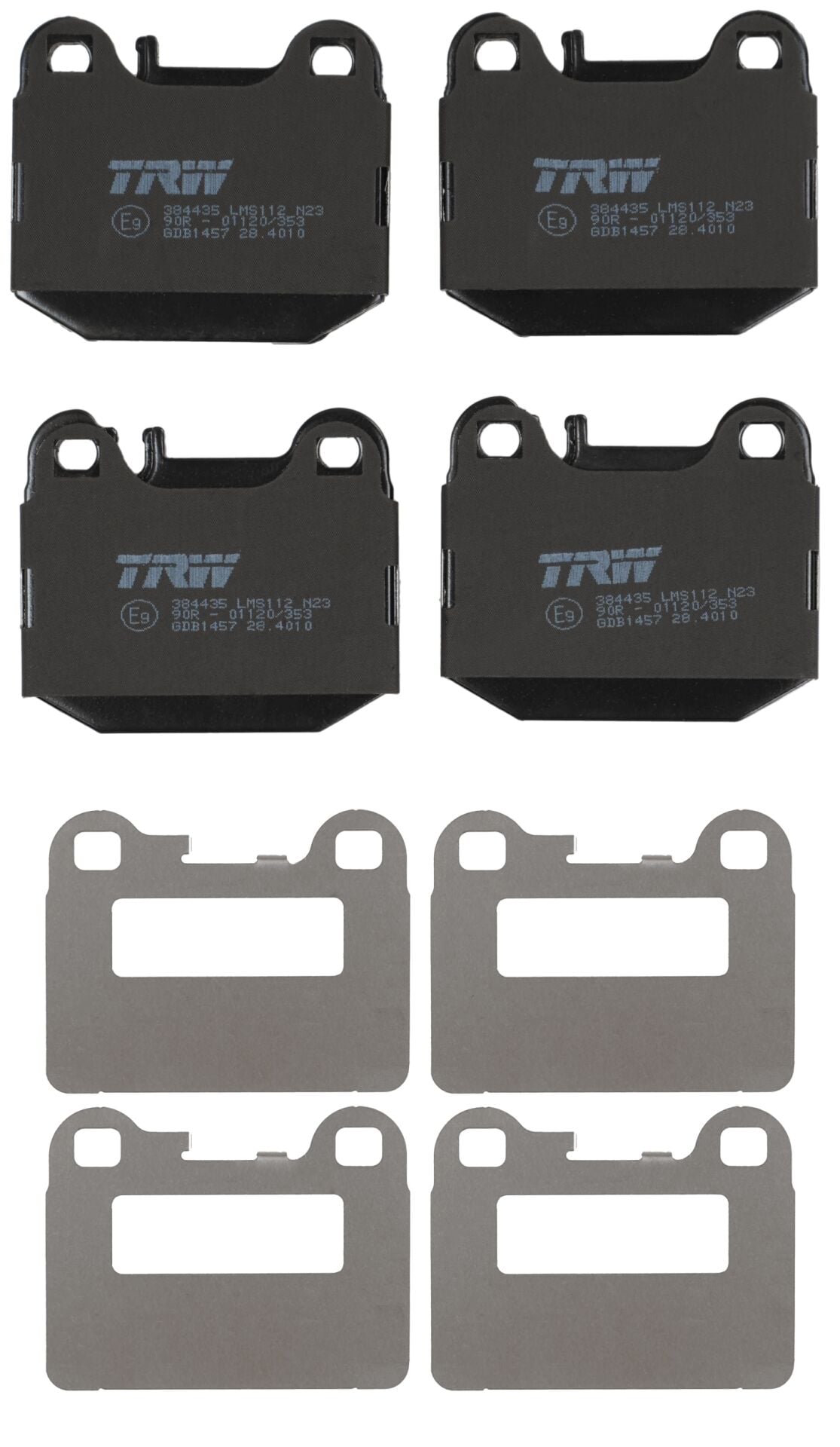 Mercedes W163 ML 430 M113 Rear Brake Pads | TRW GDB1457