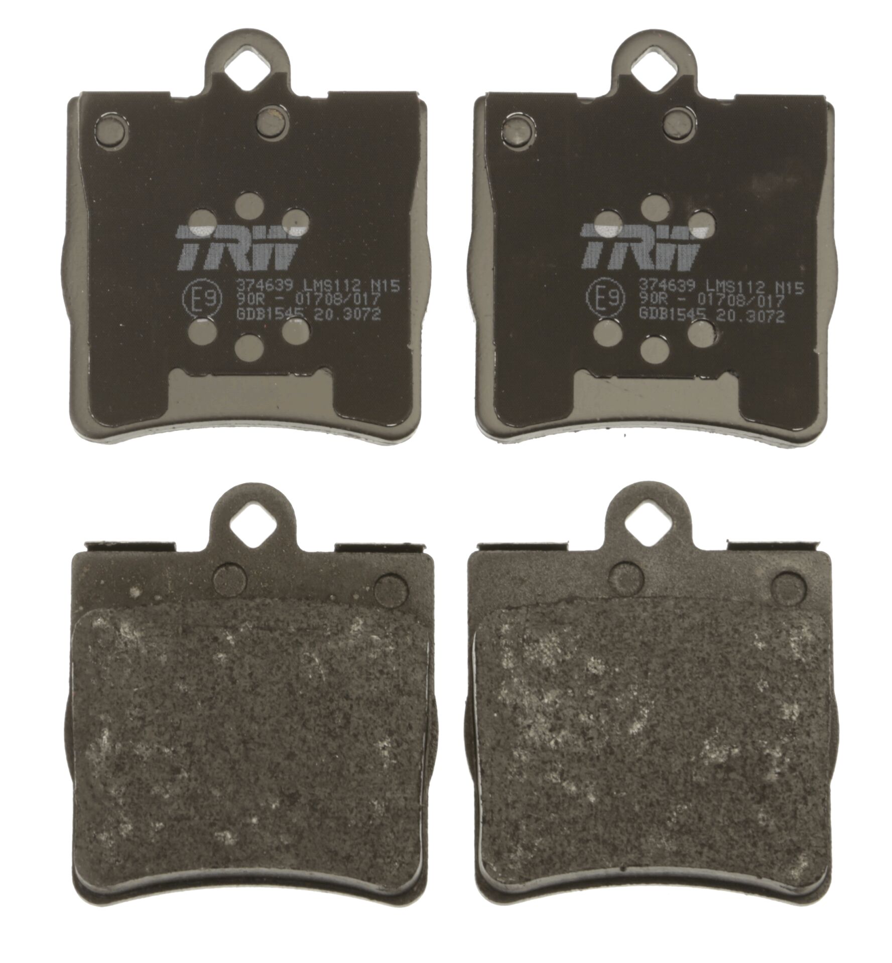 Mercedes W209 CLK 200 Rear Brake Pads | TRW GDB1545