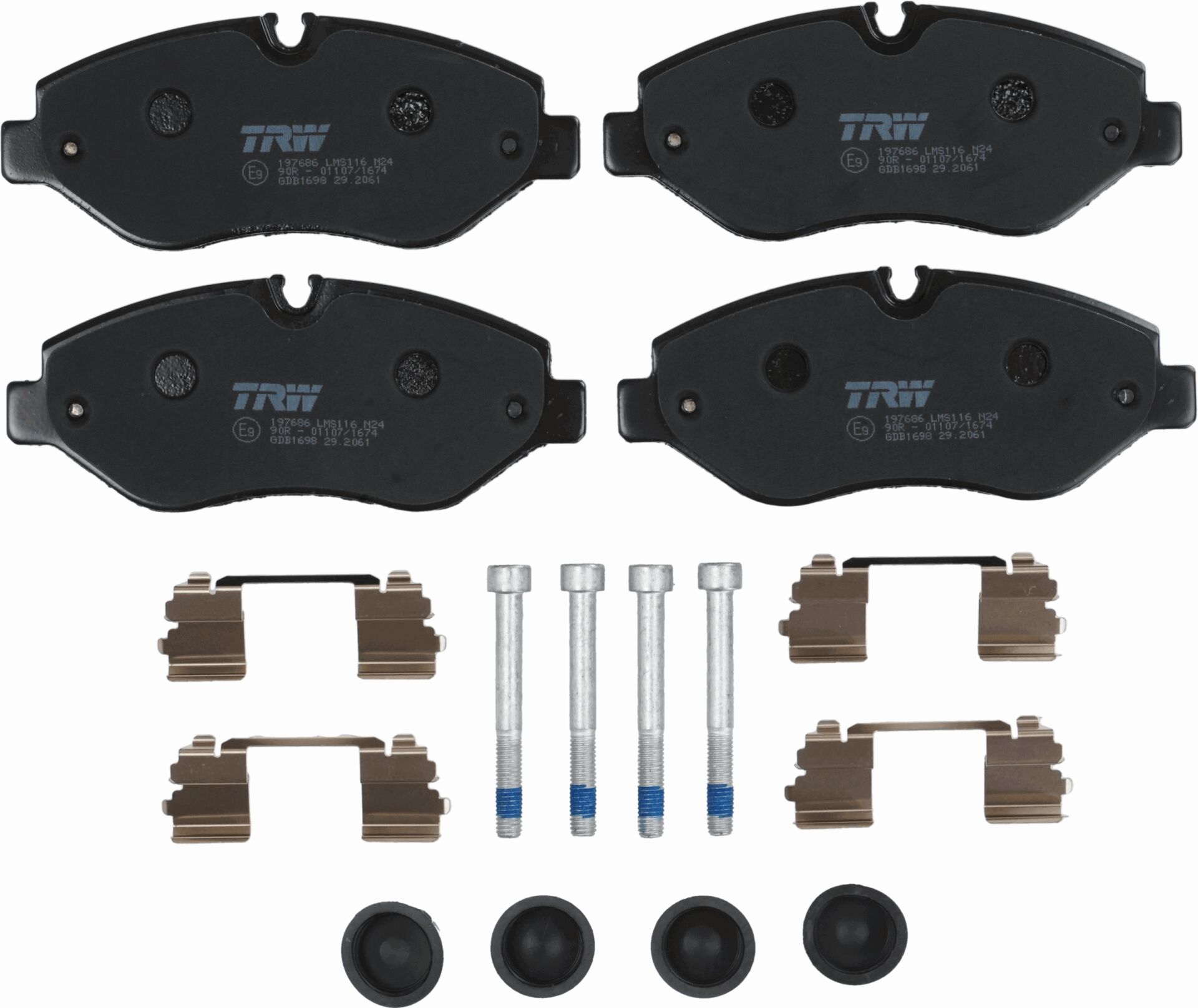 Mercedes Vito III Front Brake Pad | TRW GDB1698