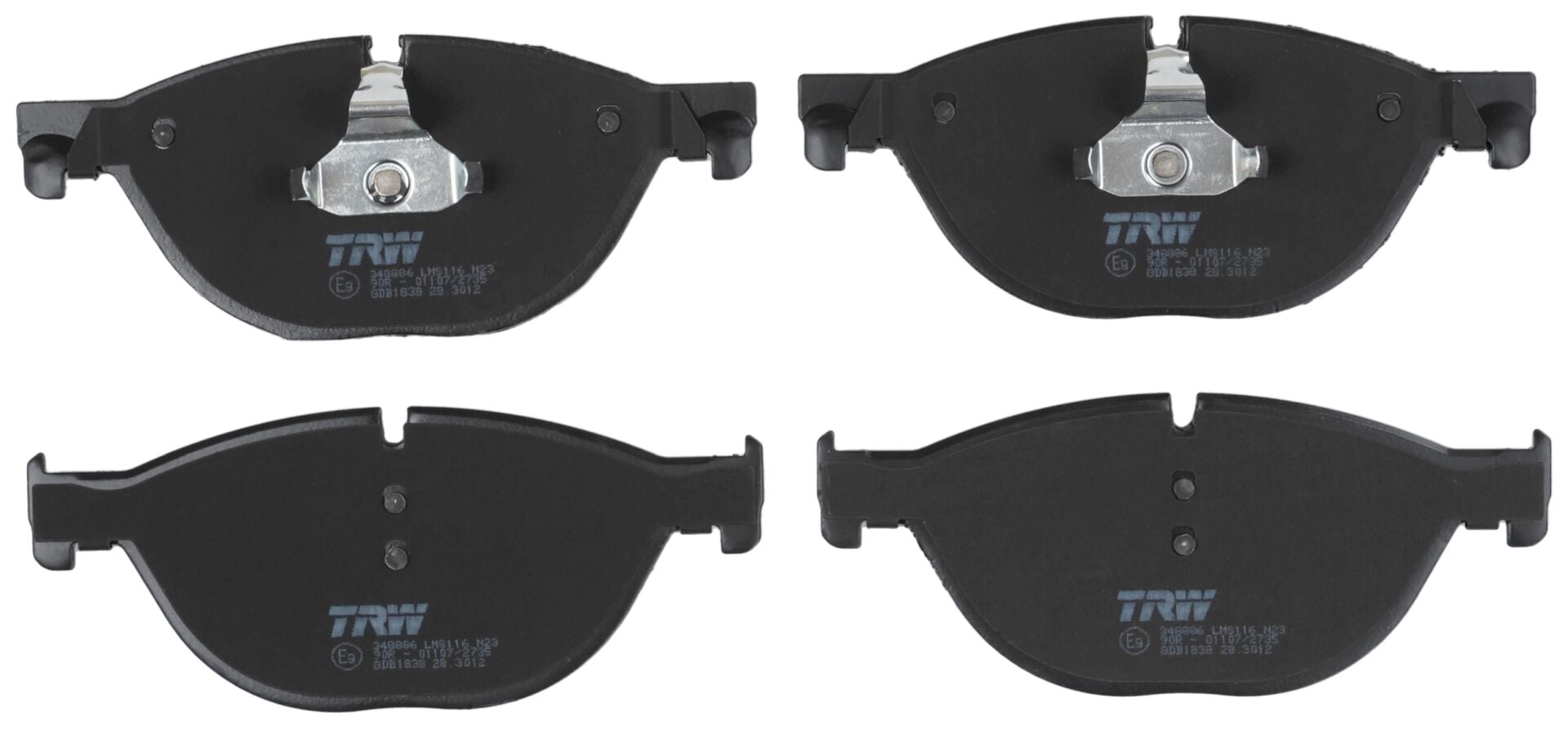 BMW 5 Series F10 530i N53 Front Brake Pads | TRW