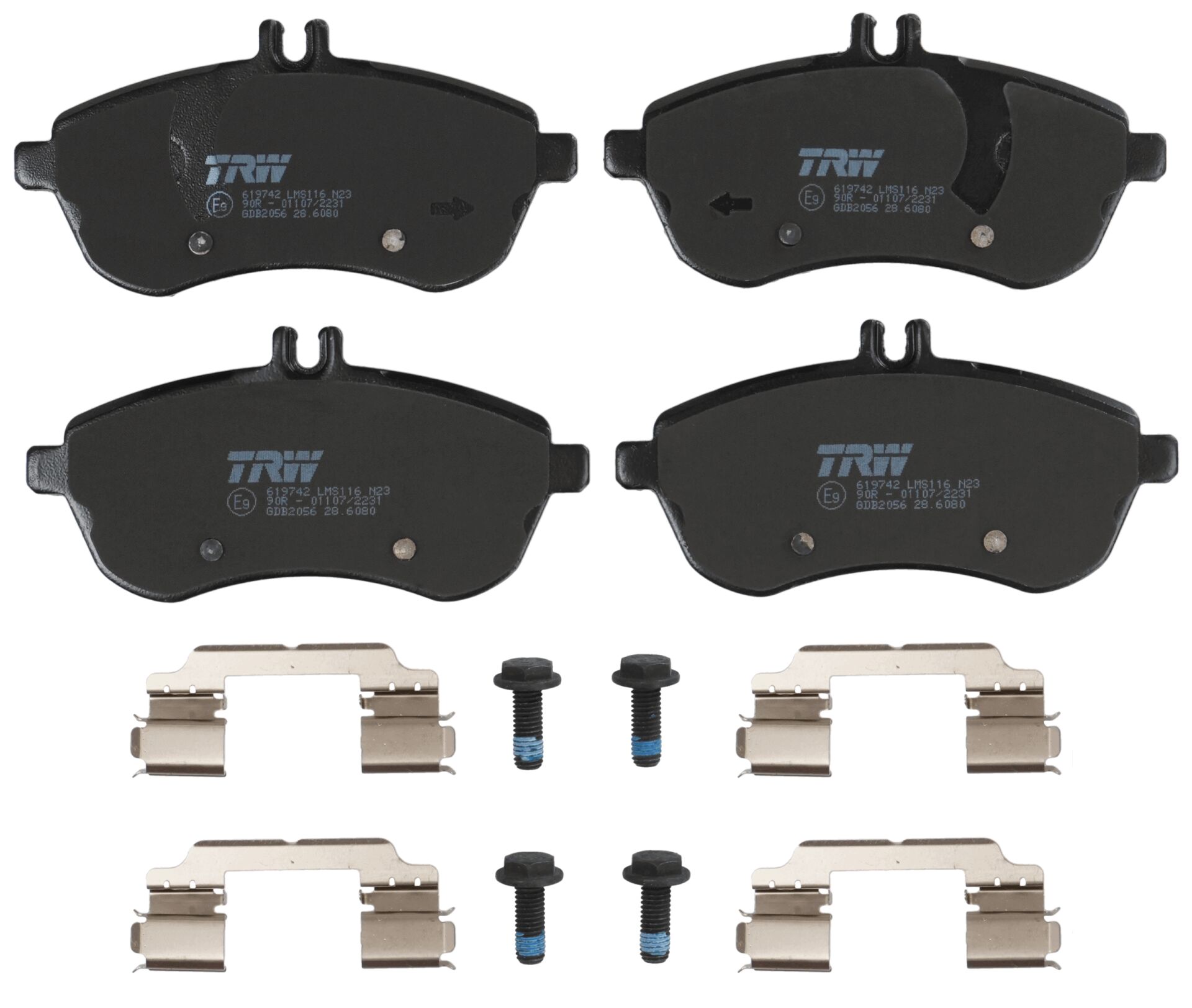 Mercedes C Serisi W204 C 220 CDI OM651 Ön Fren Balatası | TRW GDB2056