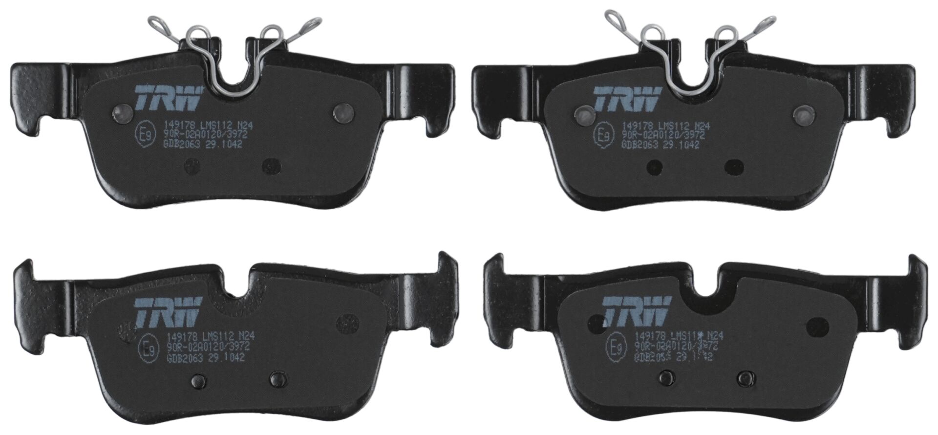 BMW 1 Series F40 116d B37 Rear Brake Pads - TRW GDB2063