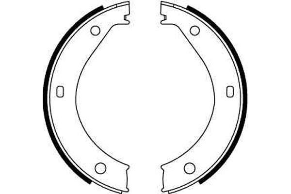 BMW E36 M3 Rear Brake Shoe | TRW GS8217