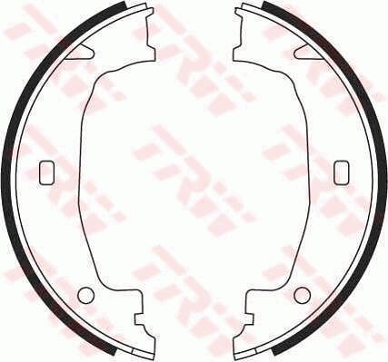 BMW E46 316ti N40 Rear Brake Shoe | TRW GS8432