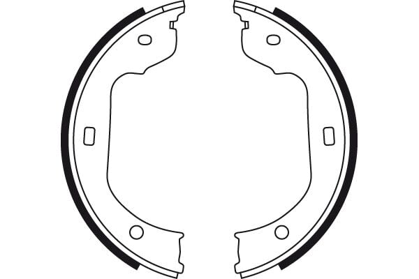 BMW 5 Series E60 520i M54 Rear Brake Shoe | TRW GS8478