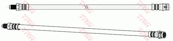 Mercedes C Serisi W203 C 220 CDI OM646 Ön Fren Hortumu | TRW PHB573