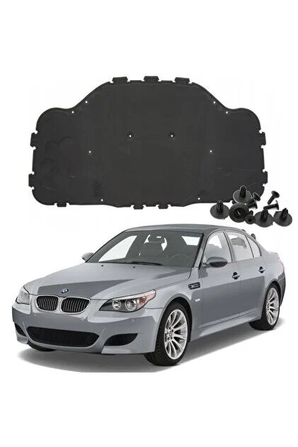 BMW 5 Serisi E60  Kaput Süngeri Ön 2003-10 (Keçeli Oem Kalite) | ITHAL 51487148208