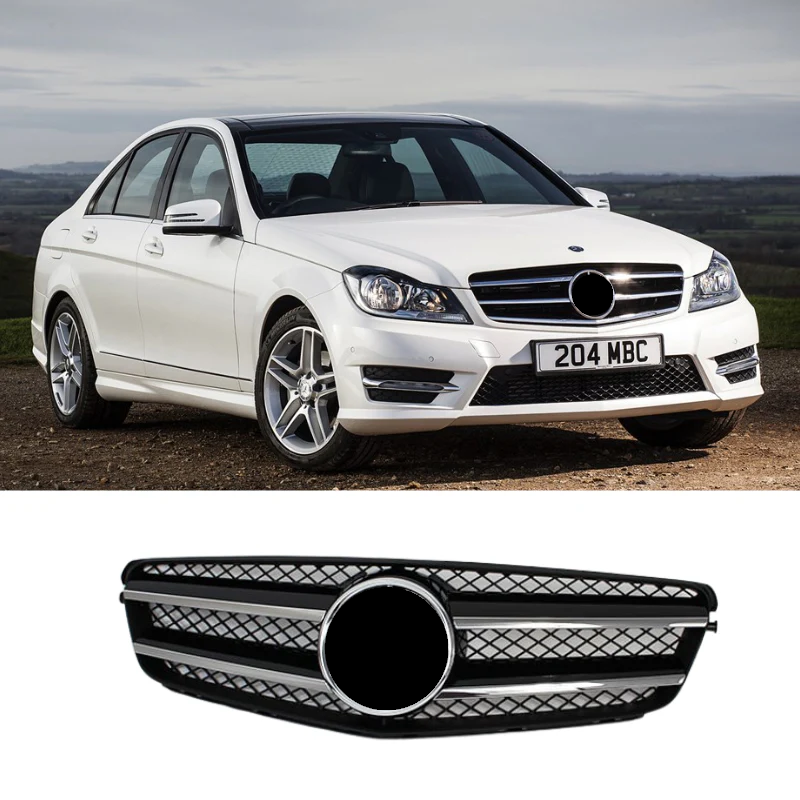 Mercedes C-Class W204 Front Grille AMG Black | ITHAL