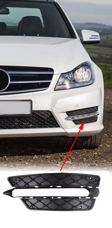 Mercedes C-Class W204 Front Left Bumper Grille | ITHAL