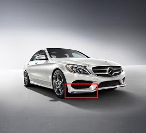 Mercedes C-Class W205 Front Right Bumper Trim | ITHAL