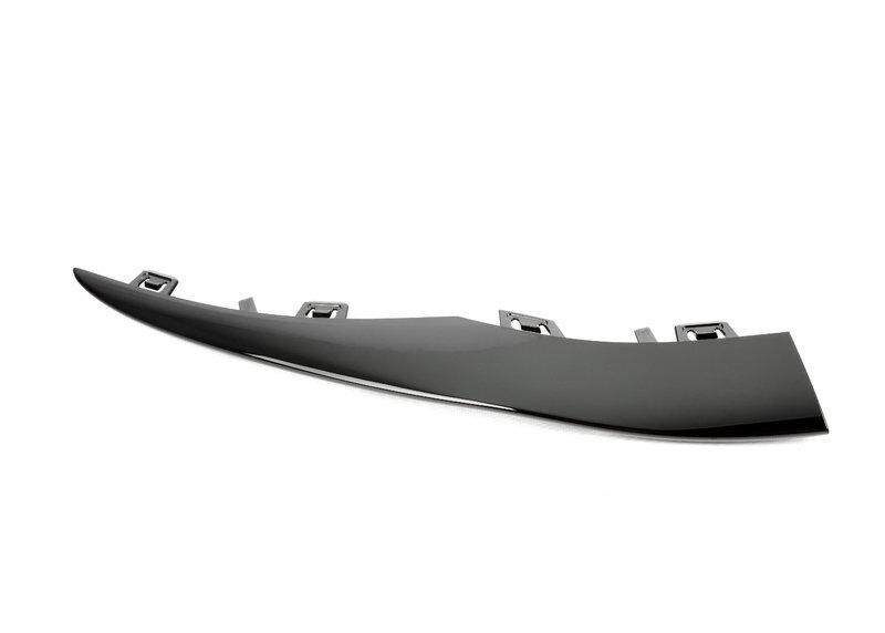 Mercedes C-Class W205 Black Lower Bumper Spoiler Left