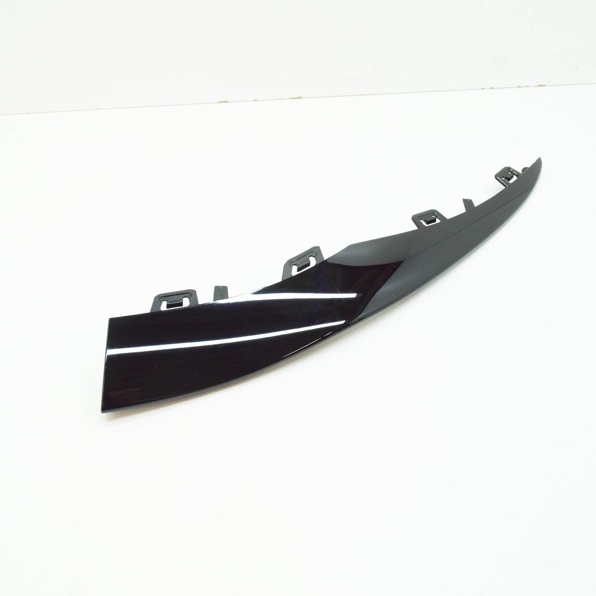 Mercedes C-Class W205 Black Lower Bumper Spoiler Right