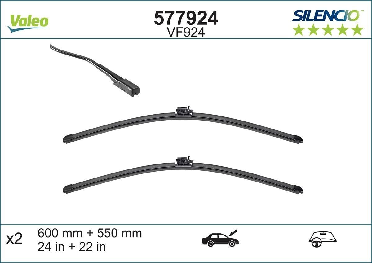 Mercedes EQB Front Wiper Set (2023-2025) | VALEO