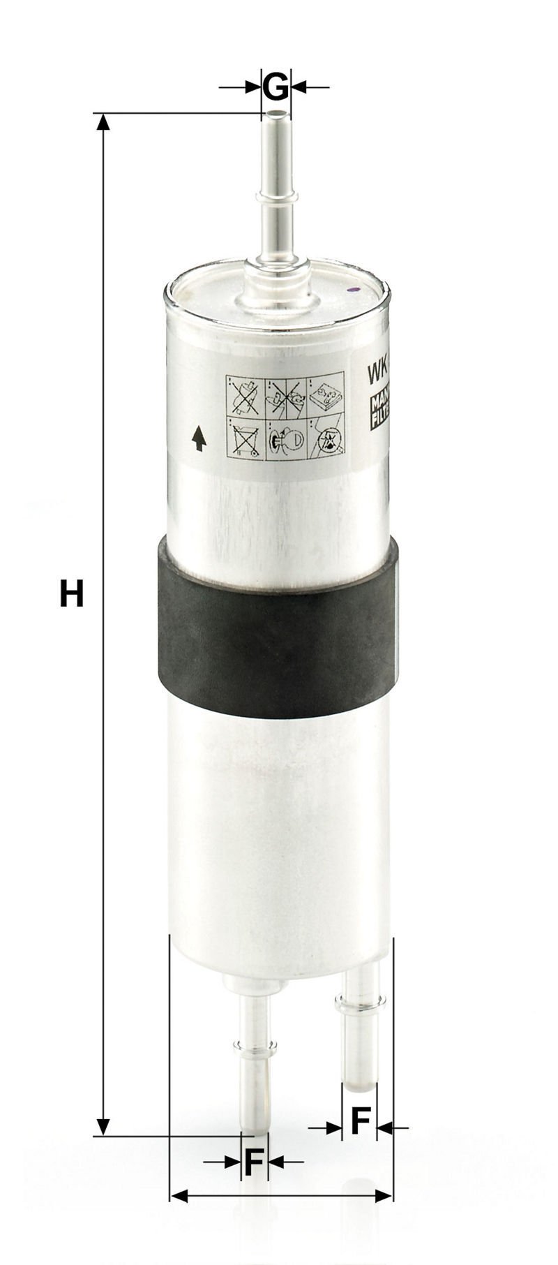 BMW 4 Series F32 428i N20 Fuel Filter | MANN WK 515