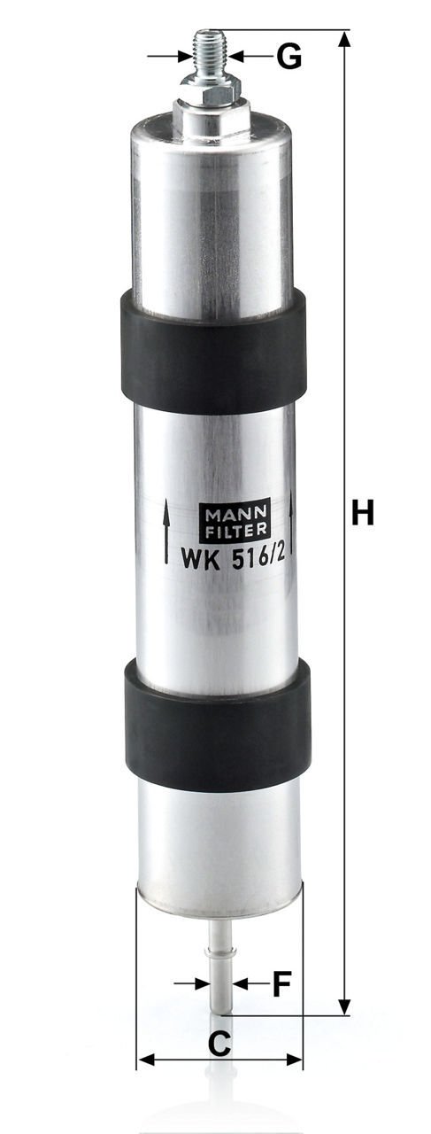 BMW 5 Series E39 M5 Fuel Filter | MANN WK 516/2