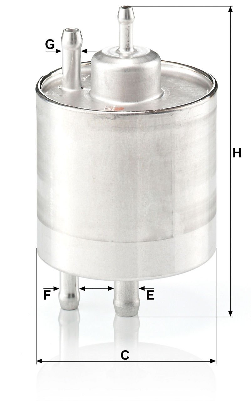 Mercedes A-Class W168 A 160 Fuel Filter | MANN WK711/1