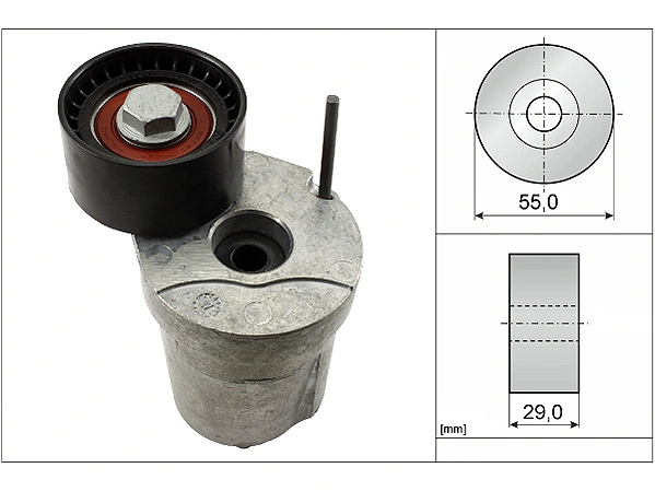 BMW 3 Touring E91 320d Tensioner Pulley | INA 534 0320 10