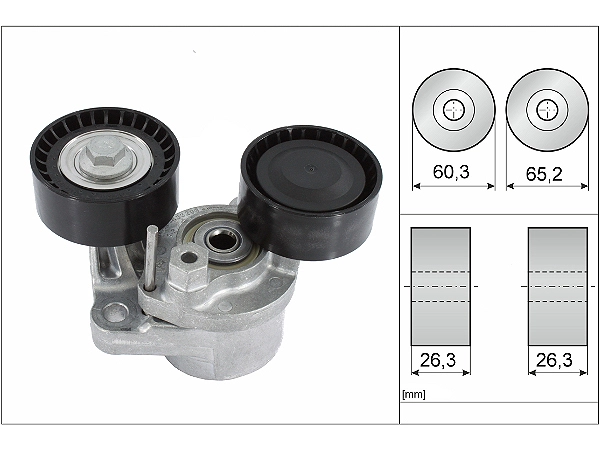BMW 3 Touring E91 320d Tensioner Pulley | INA 534 0482 10