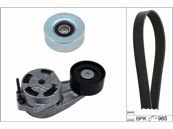 BMW F30, F80 316i V-Belt Set | INA 529 0482 11