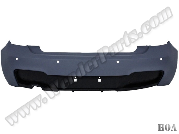 BMW F20 2012-2017 M-Tech Rear Bumper with PDC and Single Exhaust