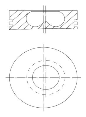 BMW X3 Serisi F25 B47 Piston 84.50mm 050 | MAHLE 081 PI 00123 002