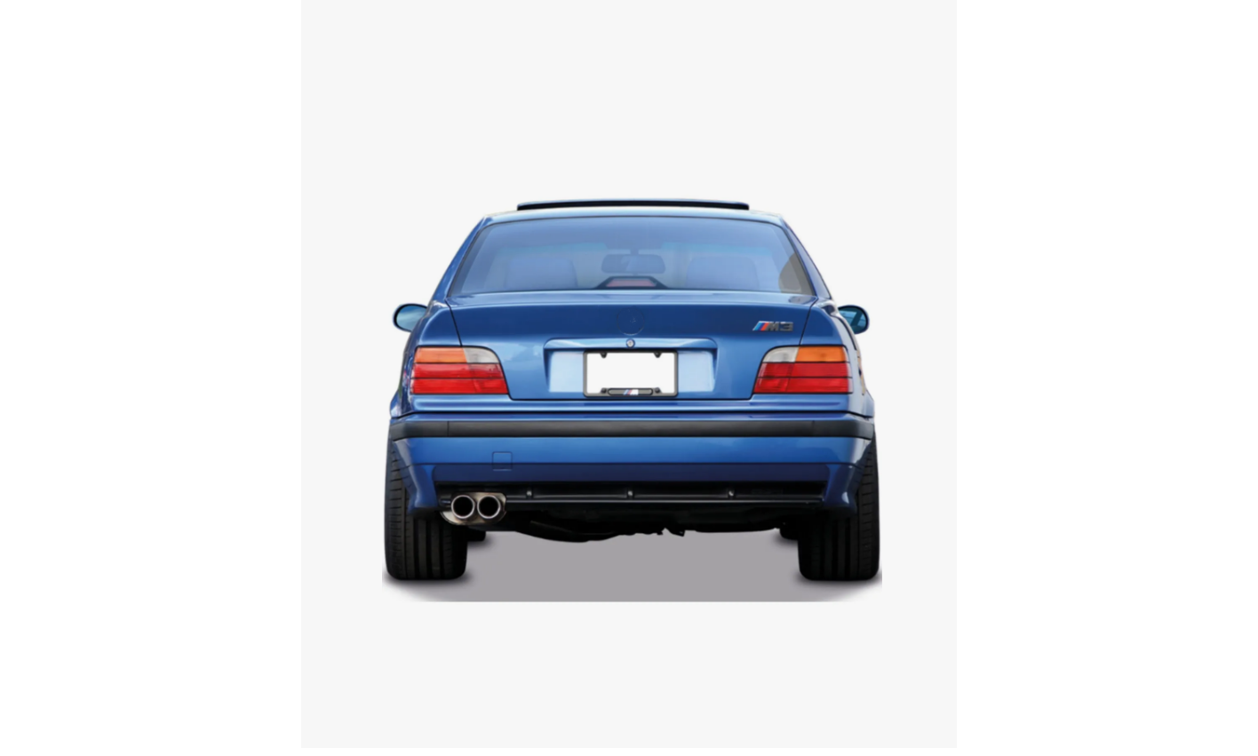 BMW 3 Series E36 M-Tech M3 Rear Bumper Dual Exhaust WENDER